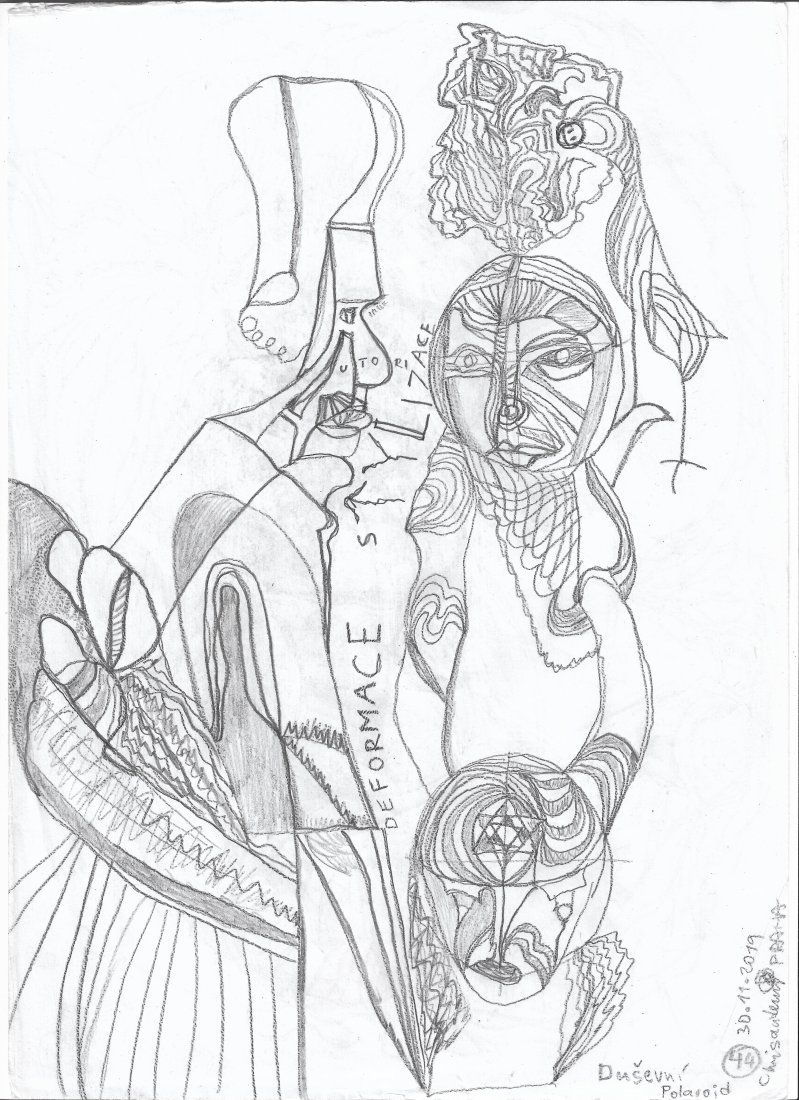 Deformation, stylization… (sketch), 2020